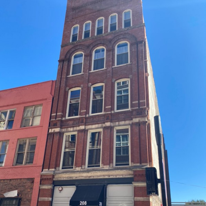 Historic commercial building exterior representing business and retail restoration services